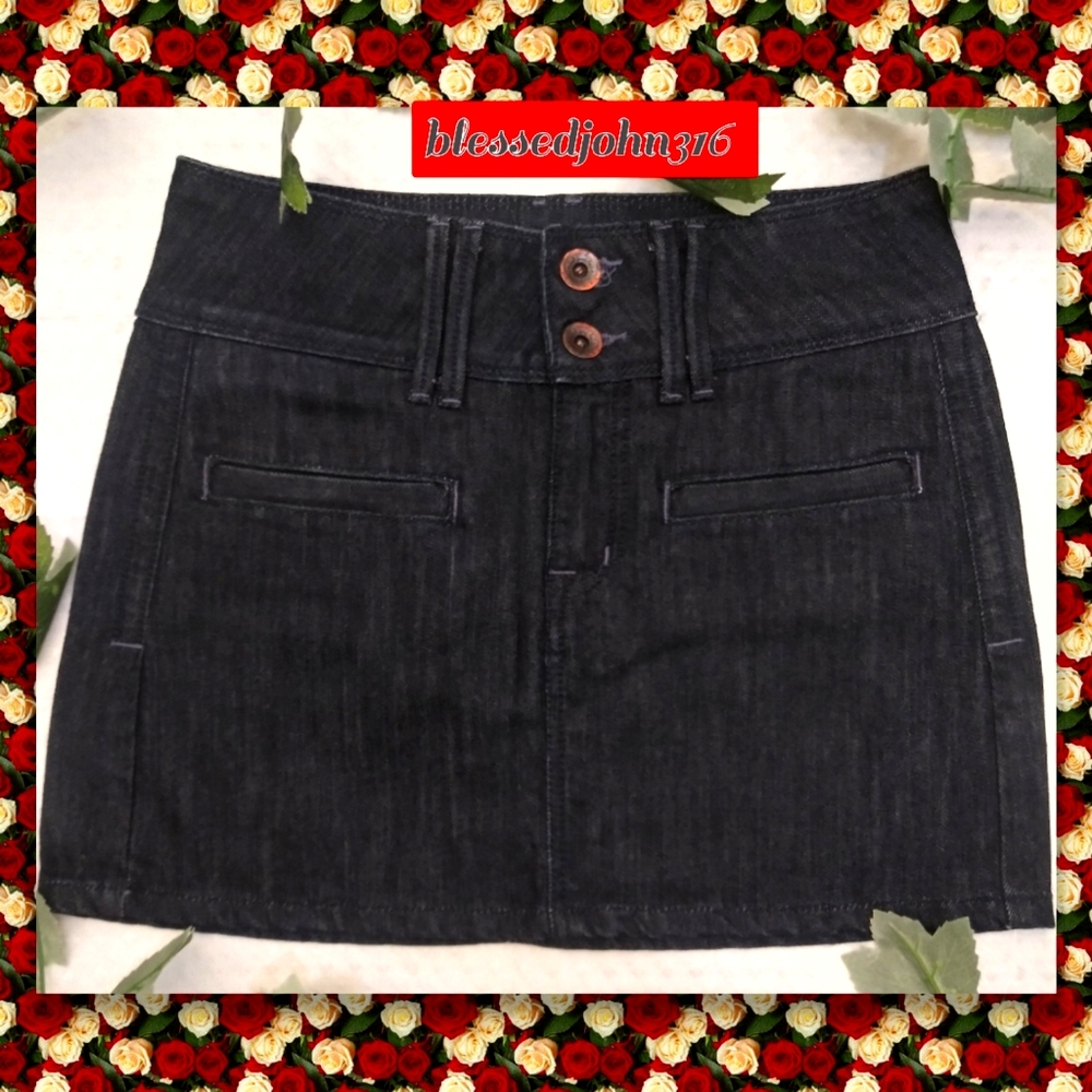 Creme Royale Denim Mini Skirt NWOT